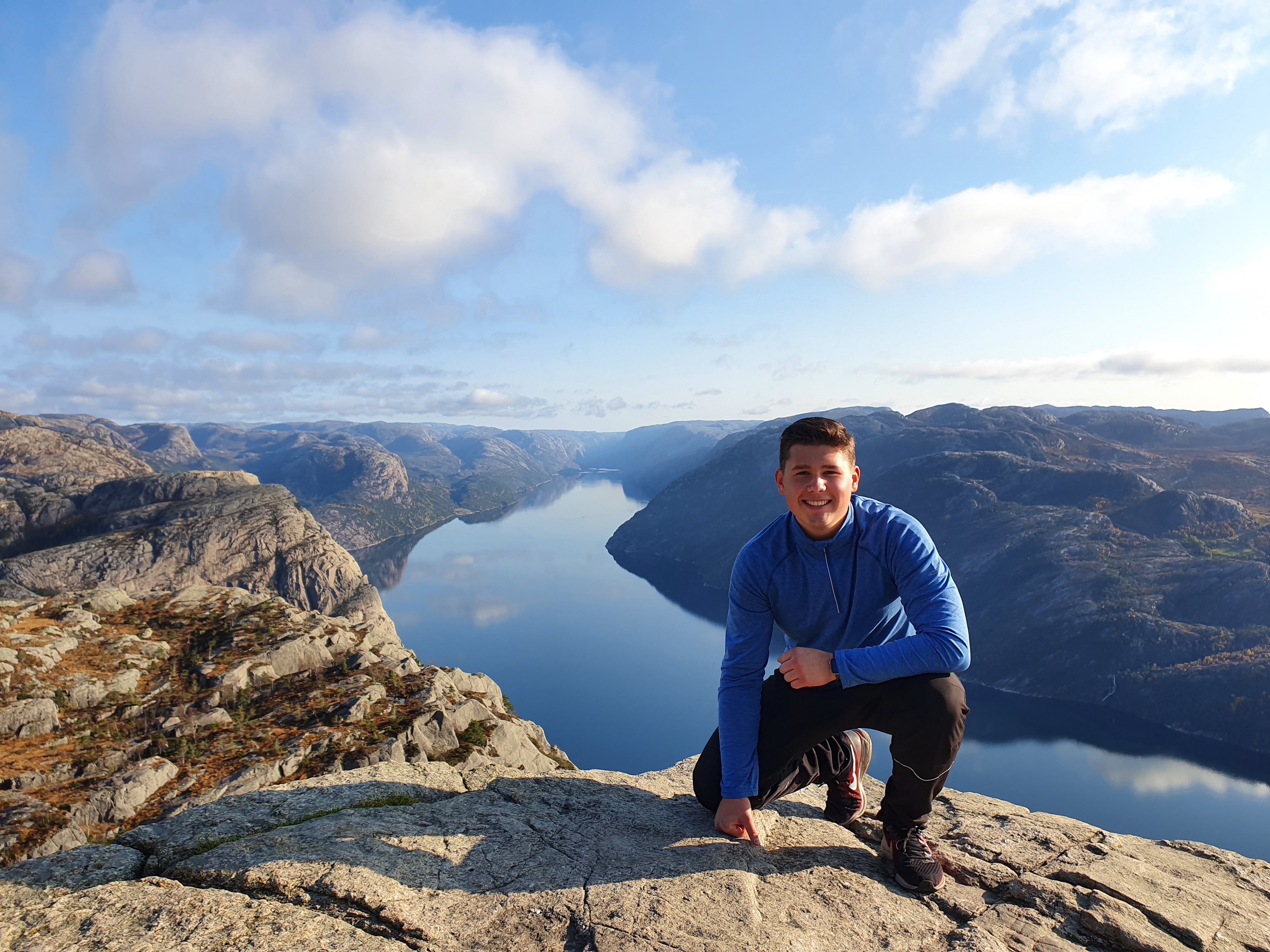 Gutt på Prekestolen. Hva tar du med deg fra folkehøgskolen.